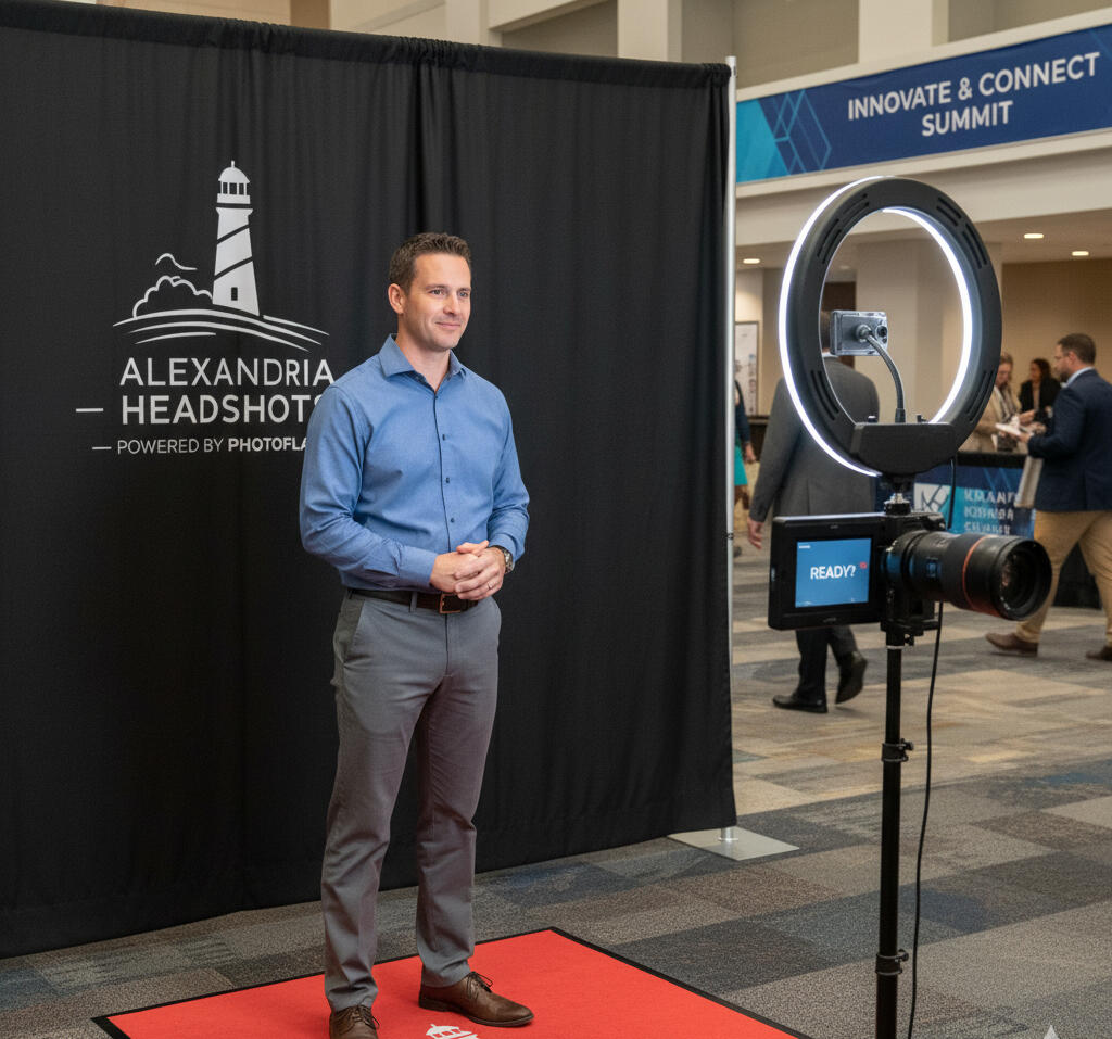Corporate Headshot Photo Booth Alexandria VA